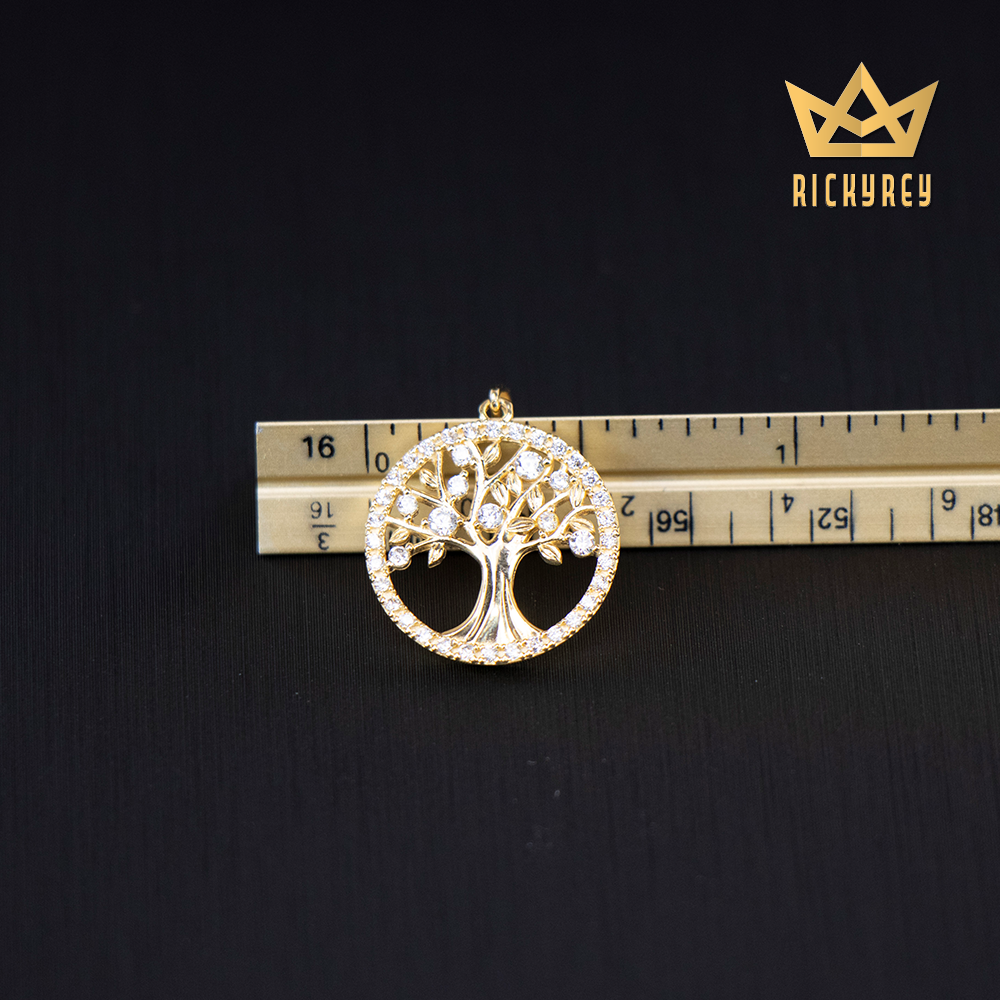 Glitzy Tree of Life CZ Pendant