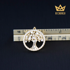 Glitzy Tree of Life CZ Pendant