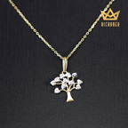 Simple Tree of Life CZ Pendant