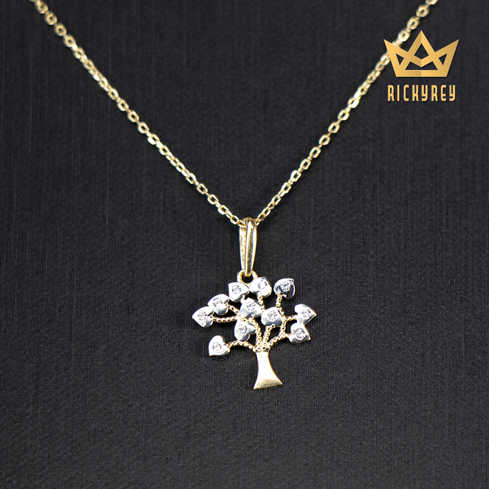 Simple Tree of Life CZ Pendant