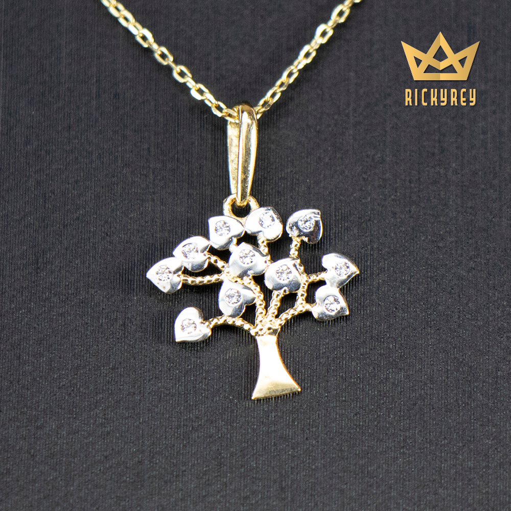 Simple Tree of Life CZ Pendant