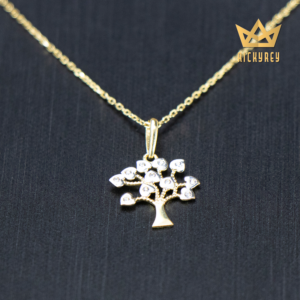 Simple Tree of Life CZ Pendant