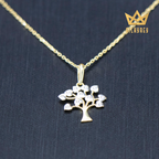 Simple Tree of Life CZ Pendant
